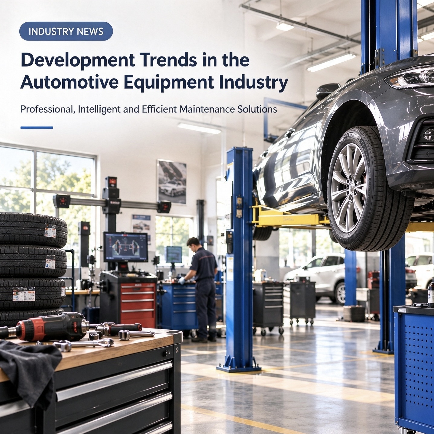 Development trend of auto repair equipment industry: professional, intelligent and efficient maintenance solutions